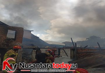 Diduga Korsleting Listrik, Rumah di Silaberanti Ludes Terbakar, 5 KK Kehilangan Tempat Tinggal