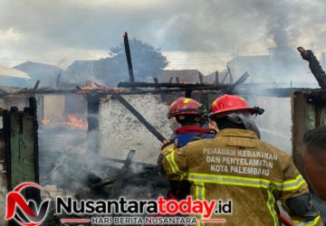 Kebakaran Hanguskan Tiga Rumah di Ilir Timur 1, Satu Petugas Alami Luka