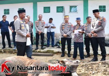 Rayakan Idul Adha 1447 H, Polres Nias Tebar Kebaikan Melalui Ibadah Qurban