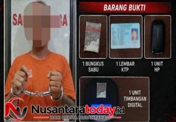 Satresnarkoba Polres Nias Amankan Terduga Pengedar dan Barang Bukti Sabu di Gang Nusantara