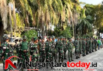 Danramil 06/Kamboja Pimpin Apel Gotong Royong Pembinaan Lingkungan Hidup Kodam II/Sriwijaya