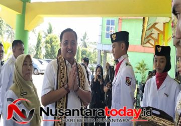 Momen Menarik SMKN 3 Kotabumi, Tapis Lampung Sambut Kadisdikbud, Pesan Antikorupsi Menggema