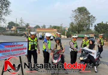 Satlantas Lampung Utara Gelar Operasi Pajak Kendaraan, Pelanggar Langsung Ditindak