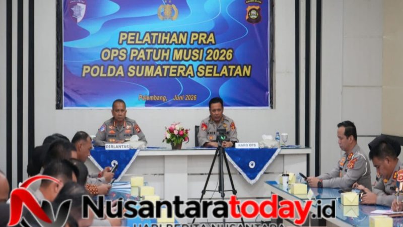 Matangkan Kesiapan Personel, Polda Sumsel Gelar Latihan Pra Operasi Patuh Musi 2026