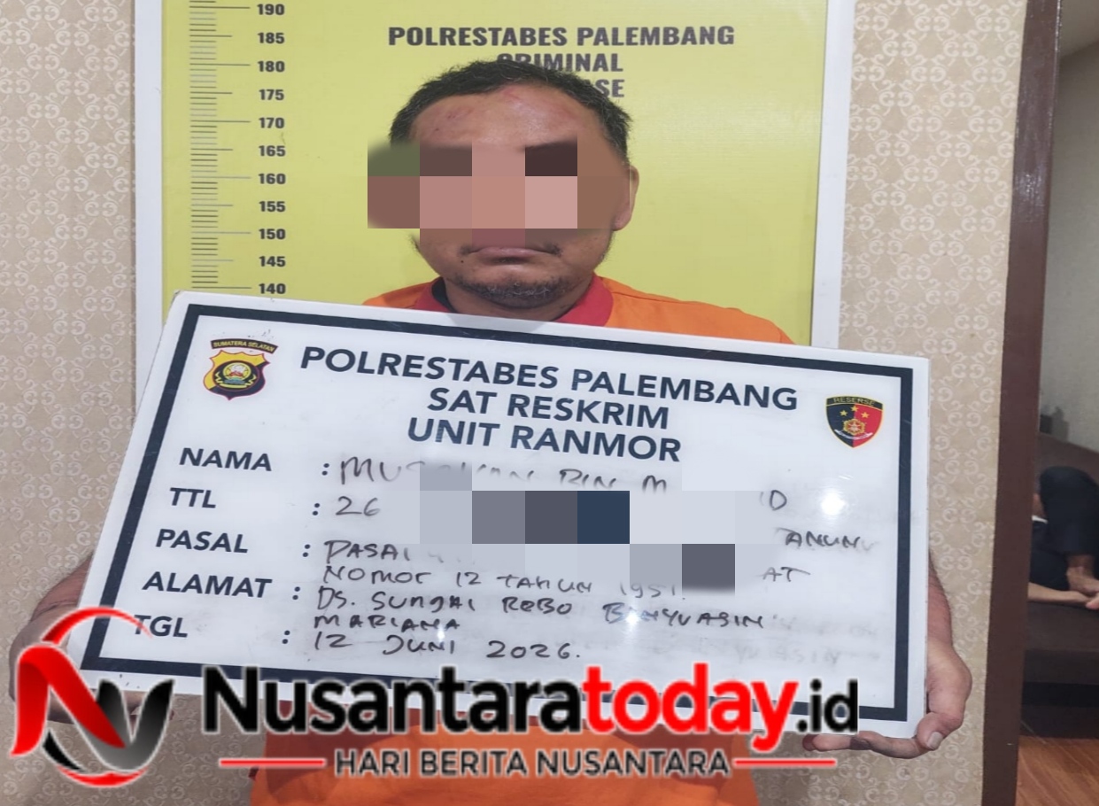 Polrestabes Palembang dan Intelmob Brimob Sumsel Bersatu Ringkus Pelaku Curanmor Bersenjata 6 IMG 20260613 223543