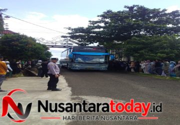 Ratusan Jamaah Haji Kloter JKG-15 Tiba, Tangis Haru Pecah Di Mapolres Lampung Utara
