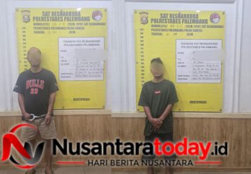 Manfaatkan Sudut Tersembunyi Untuk Edarkan Sabu, Dua Pria di Palembang Diringkus Polisi