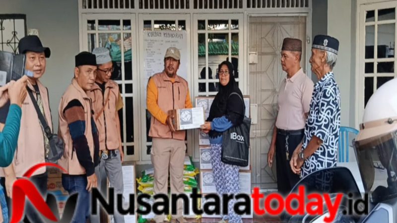 FORMASSII Salurkan Bantuan Korban Kebakaran Lawang Kidul: Rajut Asa di Tengah Puing Duka