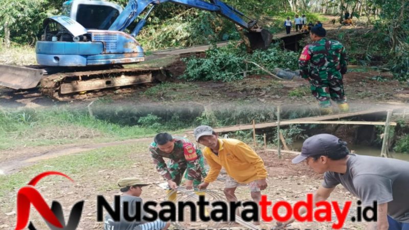 Asa Baru 5.176 Warga Dimulai: TNI-Rakyat Bersinergi Bangun Jembatan Perintis Garuda Way Sesah