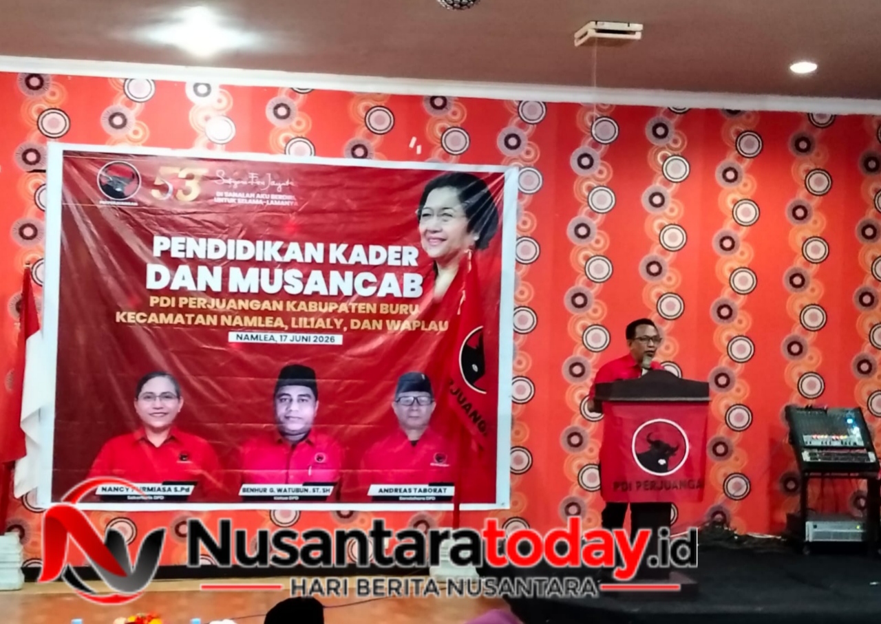 DPC PDI Perjuangan Kabupaten Buru Gelar Musancab 3 Kecamatan, Fokus Restrukturisasi dan Soliditas Kader 6 IMG 20260618 102541