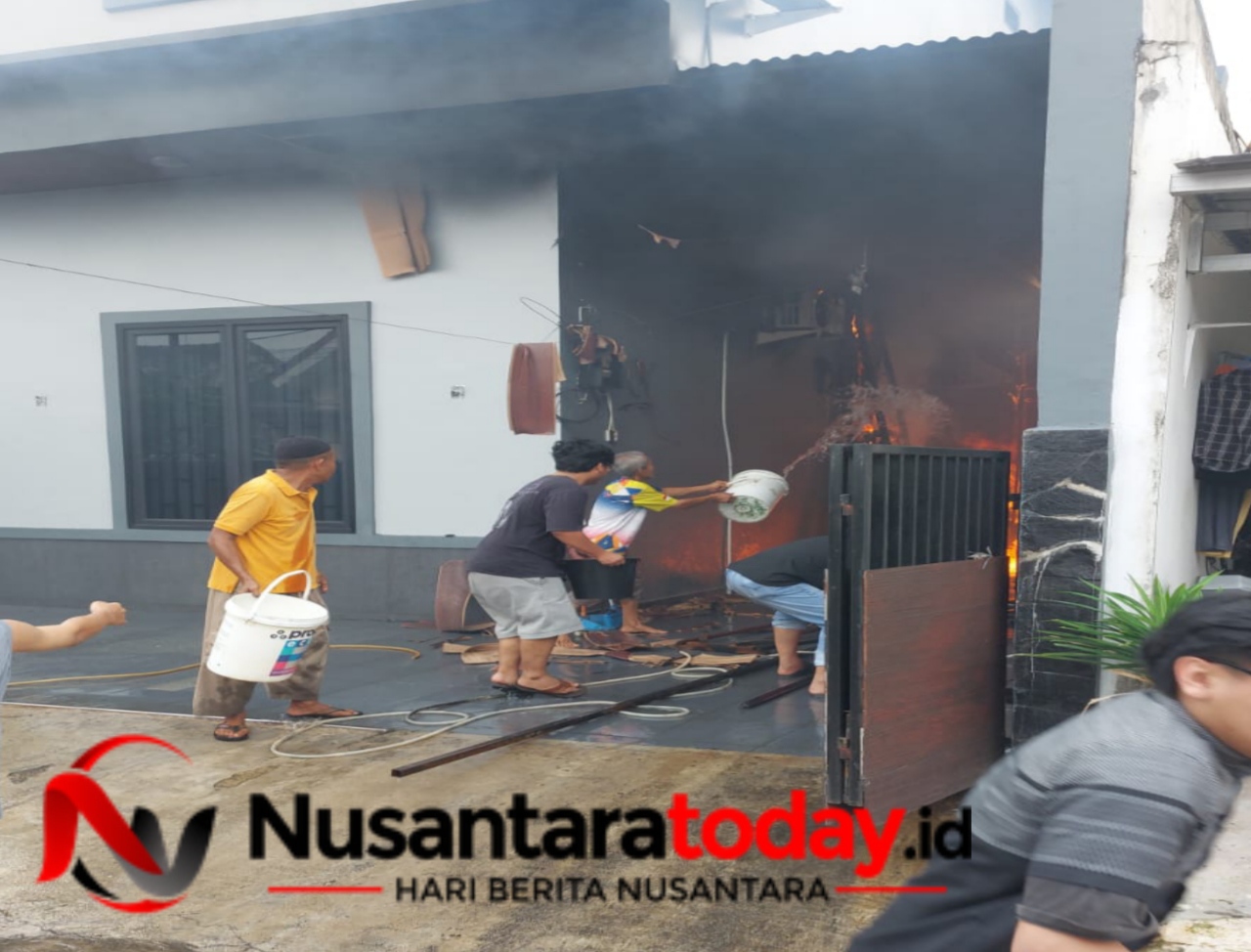 Berawal dari Aktivitas Sepele, Rumah di Komplek Kencana Damai Sako Mendadak Diamuk Jago Merah 6 IMG 20260622 140705