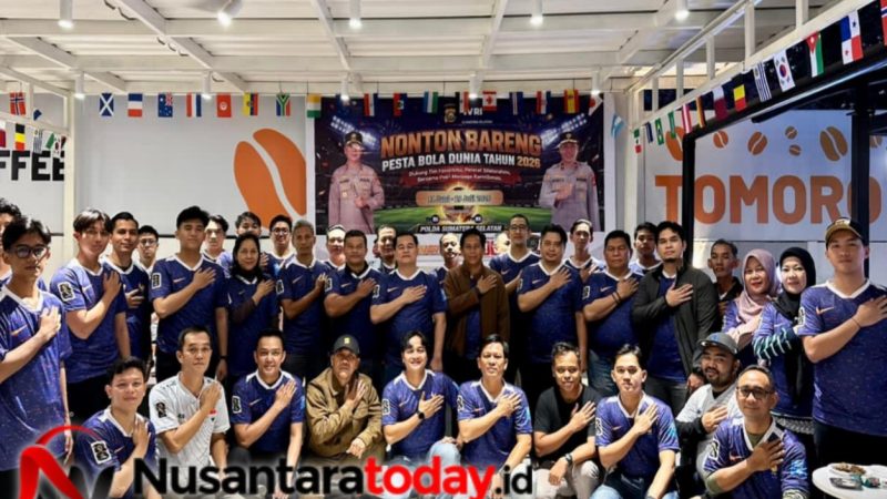 Sinergi Lintas Sektoral, Ditreskrimsus Polda Sumsel Satukan Stakeholder Lewat Nobar Piala Dunia 2026