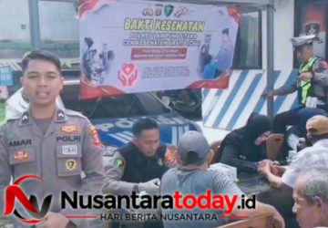 Cek Gula Darah Hingga Kolesterol Gratis, Aksi Humanis Polres Lampung Utara Disambut Antusias Warga