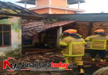 Kebakaran Hanguskan Rumah di Tangga Buntung, Tiga Bocah Alami Luka Bakar
