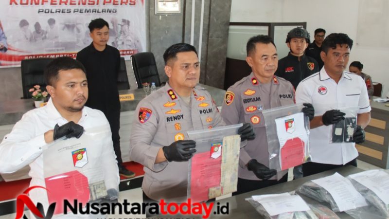 Polres Pemalang Ungkap Jaringan Pengedar Sabu, 3 Tersangka Diamankan