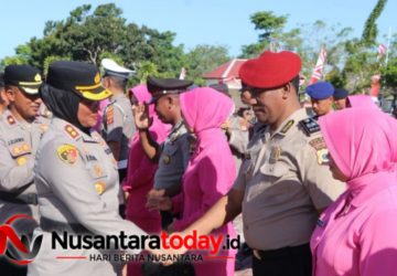 Pimpin Upacara Kenaikan Pangkat, AKBP Sulastri Sukidjang Ingatkan Personel Jaga Amanah dan Nama Baik Institusi