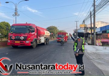 Satlantas Polres Lampung Utara Perkuat Pam Rawan Pagi, Wujudkan Lalu Lintas Aman dan Lancar