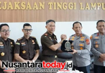 Kapolda Lampung Perkuat Sinergi Penegakan Hukum, Silaturahmi ke Kejati Lampung