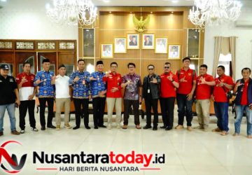 Bertemu Bupati Hamartoni, PWRI Lampung Utara Siap Kawal Pembangunan Daerah