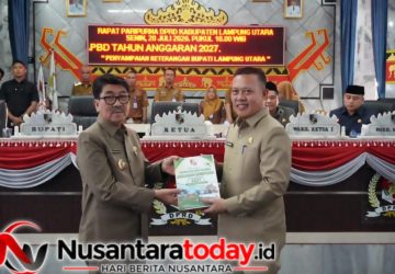 Bupati Hamartoni Sampaikan Nota Keuangan P-APBD 2026, DPRD Lampung Utara Mulai Bahas KUA-PPAS 2027