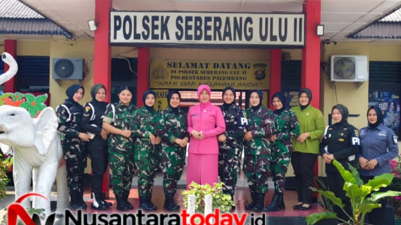 Bukan Penggerebekan Biasa, Detik-Detik Pasukan Korps Wanita Angkatan Darat Geruduk Polsek Seberang Ulu II Palembang