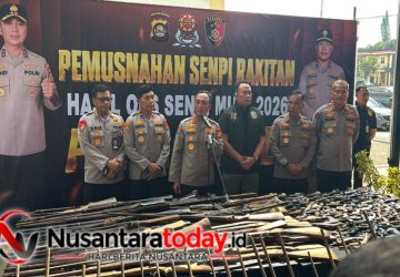 Tekan Kriminalitas, Polda Sumsel Musnahkan 397 Senpi dan Gulung 32 Kasus di Ops Senpi Musi 2026