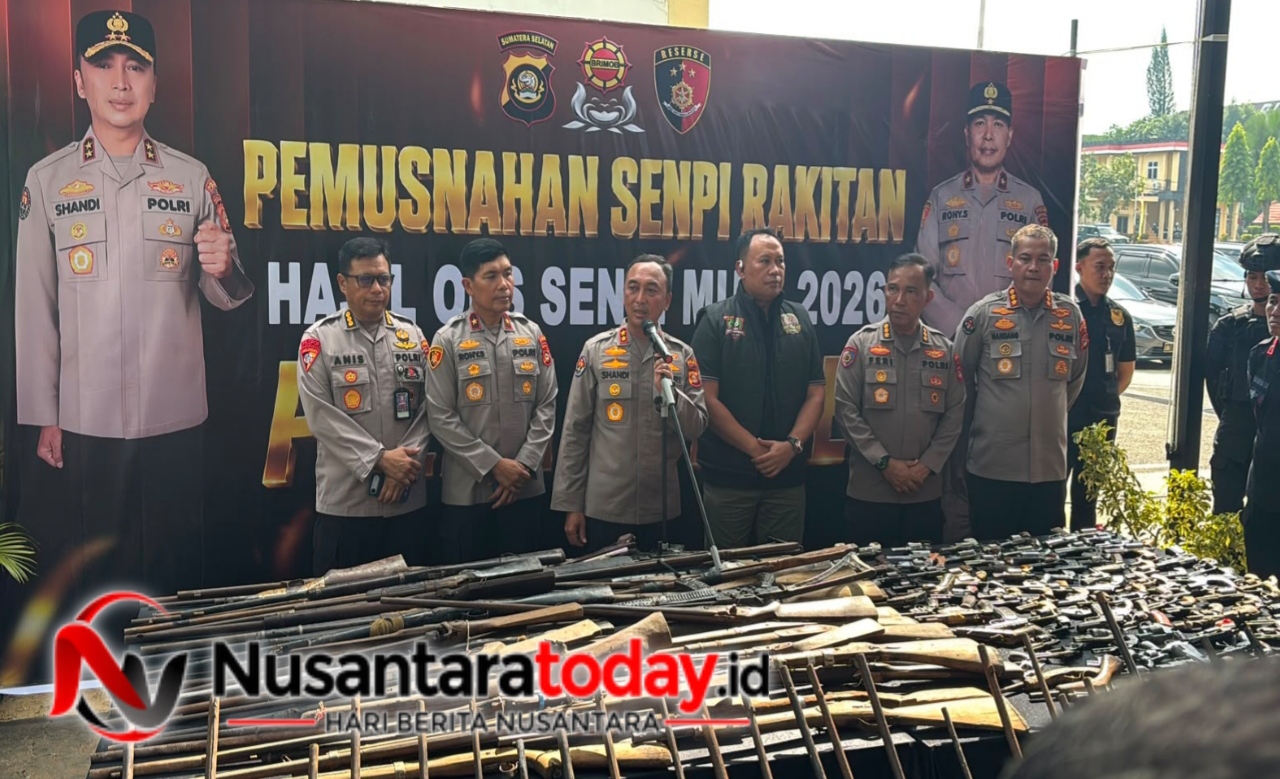 Tekan Kriminalitas, Polda Sumsel Musnahkan 397 Senpi dan Gulung 32 Kasus di Ops Senpi Musi 2026 6 IMG 20260703 111939