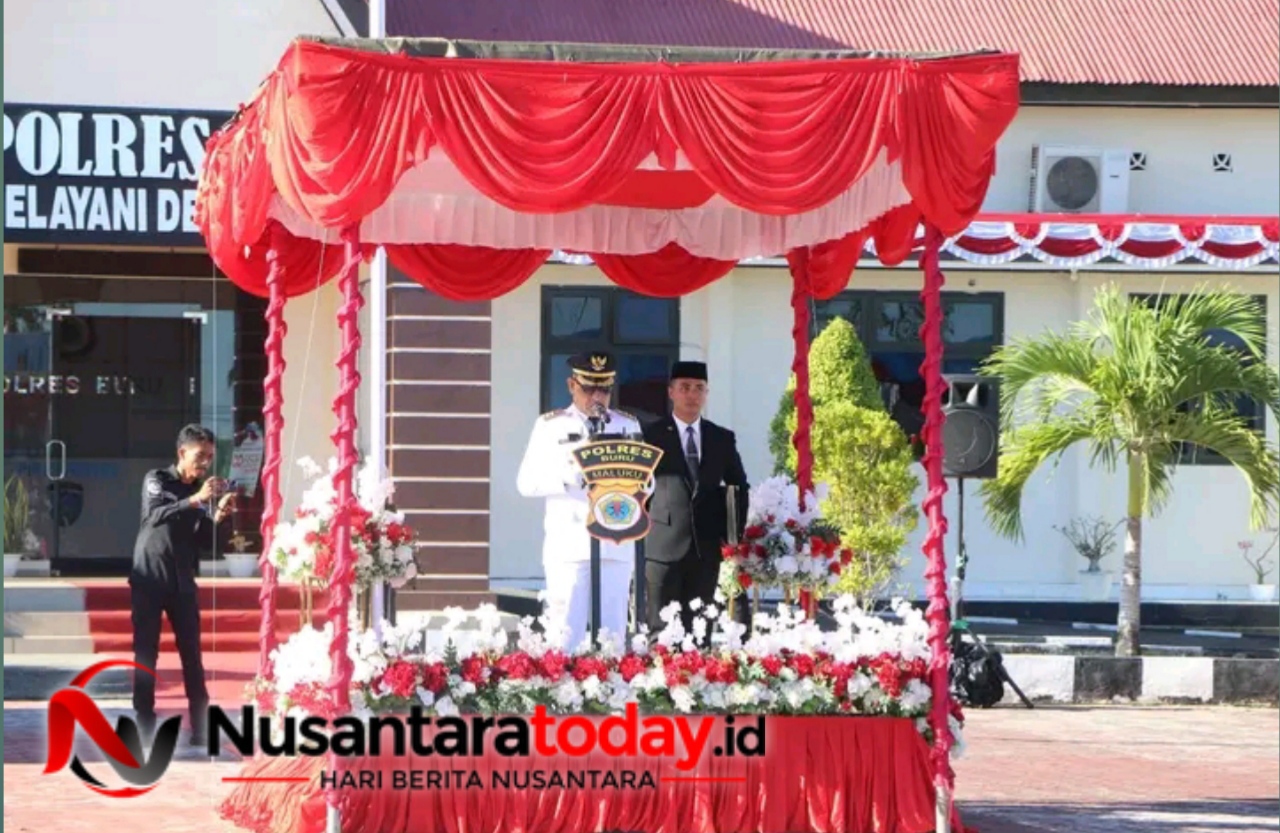 Pimpin Upacara Hari Bhayangkara ke-80, Bupati Buru Ajak Semua Elemen Rawat Nilai Pela Gandong 6 IMG 20260703 115649