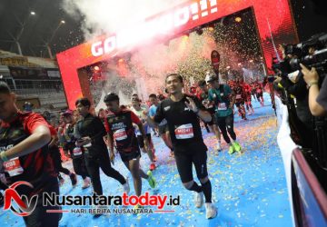 Lautan Manusia di Jakabaring, Sumsel Bhayangkara Run 2026 Diikuti Lebih dari 8 Ribu Pelari
