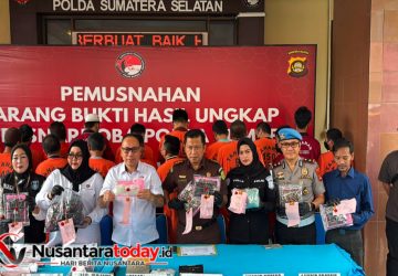 Tekan Peredaran Gelap Narkoba, Polda Sumsel Amankan 27 Tersangka dari 20 Kasus Selama Juli 2026