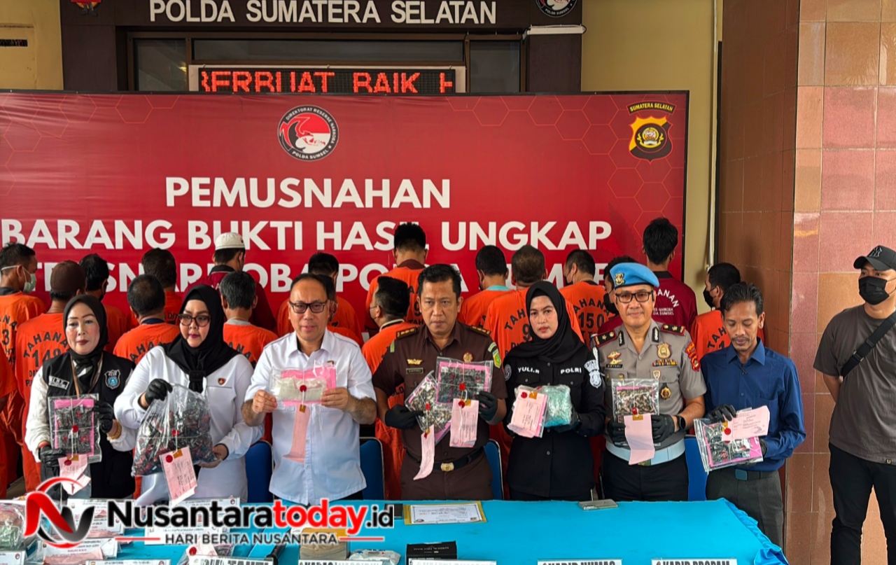 Tekan Peredaran Gelap Narkoba, Polda Sumsel Amankan 27 Tersangka dari 20 Kasus Selama Juli 2026 6 IMG 20260722 150950