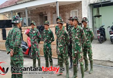 Apel Pagi Jadi Kunci Disiplin Kerja Prajurit TNI di TMMD ke-129 Kodim 0418/Palembang