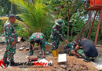 Wadan Satgas TMMD ke-129 Kodim 0418/Palembang Tinjau Progres Sumur Bor di Kampung Kreatif Kelurahan Talang Betutu