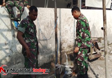 Satgas TMMD Ke-129 Kodim 0418/Palembang Rampungkan Tahap Finishing Sumur Bor Rumah Tahfiz di Talang Jambi