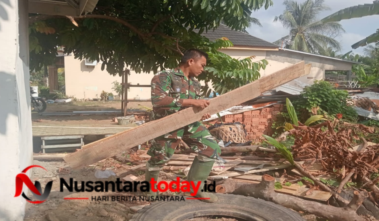 Memasuki Hari Ke-17, Satgas TMMD Ke 129 Kodim 0418/Palembang Rapikan Pembangunan Pos Kamling 6 IMG 20260731 153752