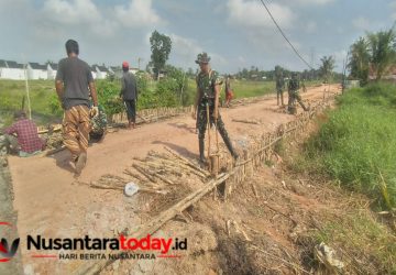 Memasuki Hari Ke-17,Satgas TMMD Ke 129 Kodim 0418/Palembang Kebut Pembangunan Jalan 750 Meter