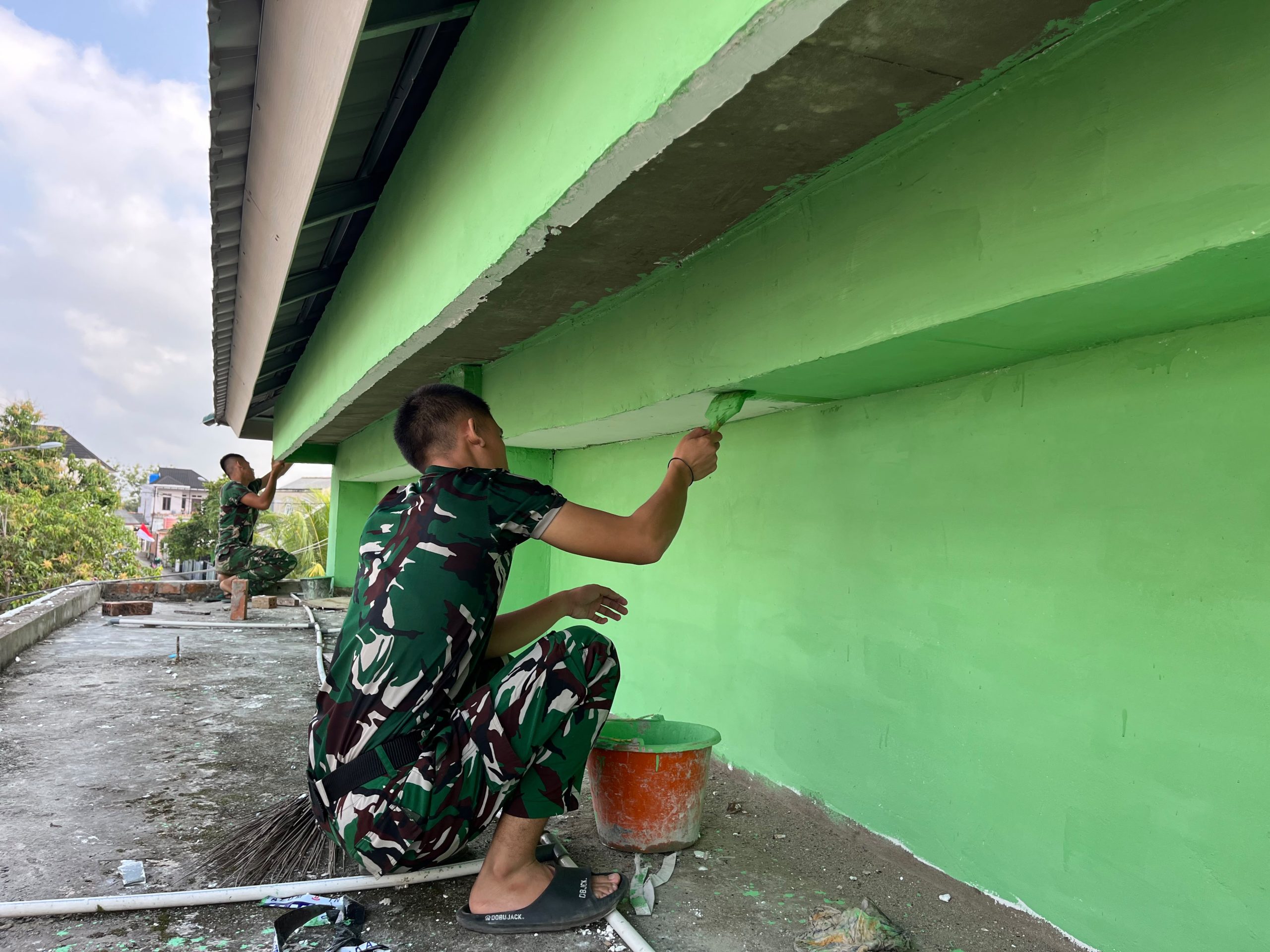 Masuk Hari ke-20 TMMD ke-129, Satgas Kodim 0418/Palembang Kebut Tahap Finishing Mushola Baiturrahman 6 IMG 20260804 WA0073 scaled