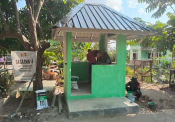 Satgas TMMD ke-129 Kodim 0418/Palembang Rampungkan Pos Kamling di Talang Jambe