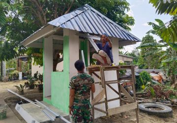 TMMD Ke-129 Lengkapi Fasilitas Umum, Mushola dan Pos Kamling Siap Dimanfaatkan Warga