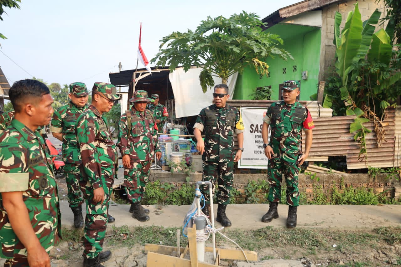 Katim Wasev TMMD Ke-129 Tinjau Hasil Pembangunan Sumur Bor di Lokasi TMMD Kodim 0418/Palembang 6 IMG 20260807 WA0031