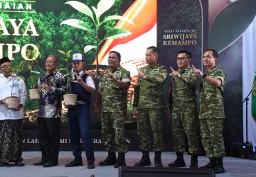 Langkah Nyata Menuju Indonesia Hijau, Korem 044/Gapo Hadiri Peresmian Persemaian Sriwijaya Kemampo