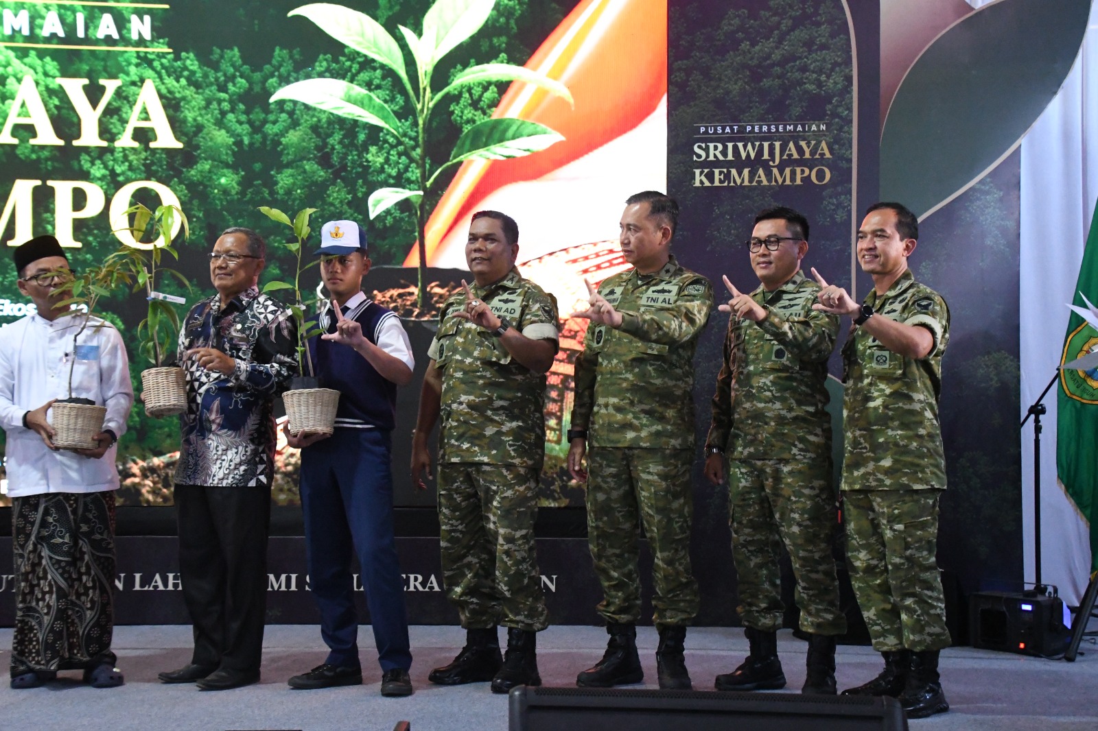 Langkah Nyata Menuju Indonesia Hijau, Korem 044/Gapo Hadiri Peresmian Persemaian Sriwijaya Kemampo 6 IMG 20260807 WA0495