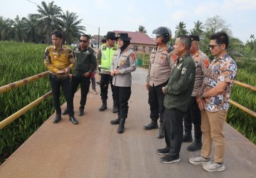 Cegah Karhutla Meluas, Polres Ogan Ilir Padukan Patroli Drone dengan Kesiapan Embung dan Sumber Air