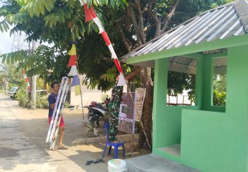 Sentuhan Akhir Pos Kamling TMMD ke-129 Kodim 0418/Palembang: Siap Jaga Keamanan dan Keharmonisan Warga