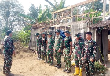 Sebelum Bergerak ke Sasaran, Satgas TMMD ke-129 Kodim 0418/Palembang Awali Hari dengan Apel Pagi
