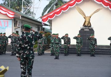 Di Bawah Kibaran Merah Putih, Korem 044/Gapo Pertegas Komitmen Pengabdian