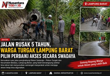 5 Tahun Dibiarkan Rusak, Warga Turgak Tambal Akses Sukaraja–Turgak Secara Swadaya