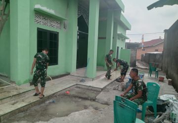 Jelang Berakhirnya TMMD ke-129, Satgas Kodim 0418/Palembang Rampungkan Musala Baitul Makfurin