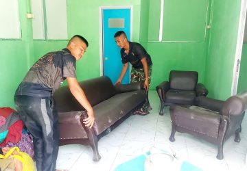 RTLH Ibu Sriyanti Masuki Tahap Finishing, Satgas Bersihkan Lingkungan Rumah