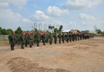 Memantapkan Kesiapan, Satgas TMMD ke-129 Gelar Gladi Bersama Jelang Upacara Penutupan di Talang Jambe